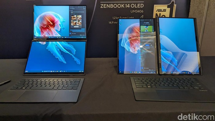 Asus Zenbook Duo versi Intel Core 9 Ultra