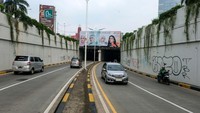 Padahal, underpass sudah dicat kembali untuk membersihkan vandalisme.