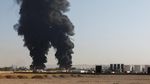 Foto-foto Kebakaran Hebat Kilang Minyak di Irak