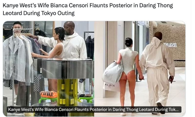 Kanye West dan Bianca Censori