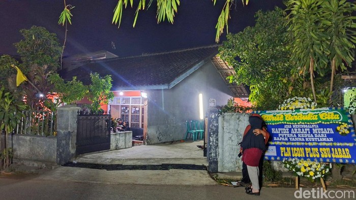 Kondisi rumah duka Kampung Mulayasari, Desa Gandasari, Kecamatan Katapang.