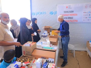 PMI Lanjutkan Layanan Kesehatan di Khan Younis Gaza