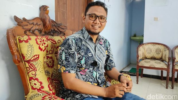 Lurah Ngestirejo, Wahyu Suhendri, Kamis (13/6/2024). Wilayah setempat di kawasan pesisir Gunungkidul yang wacananya bakal dibangun beach club.