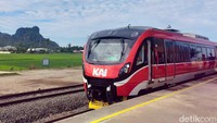 detikcom berkesempatan menjajal KA Andalan Celebes dengan pemberangkatan dari Stasiun Mandai hingga Stasiun Ramang-ramang.