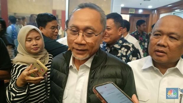Menteri Perdagangan Zulkifli Hasan di Gedung DPR RI, Kamis (13/6/2024). (վ/Ferry Sandi)
