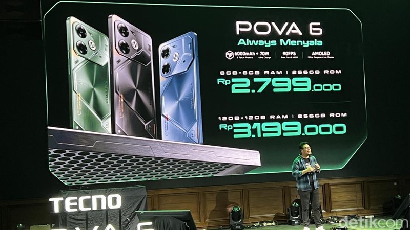 Peluncuran Tecno Pova 6