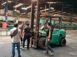 Maroskel Tewas Terlindas Forklift yang Dikendarai Rekan Kerjanya
