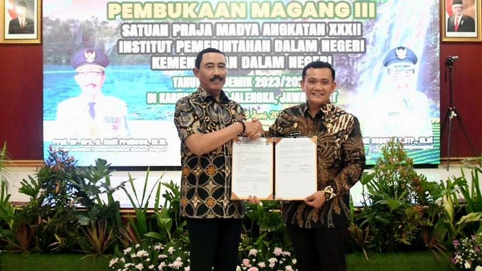 Sebanyak 757 orang praja madya IPDN angkatan XXXII siap membantu Kabupaten Majalengka dalam mensukseskan Program Pengentasan Kemiskinan dan Stunting.