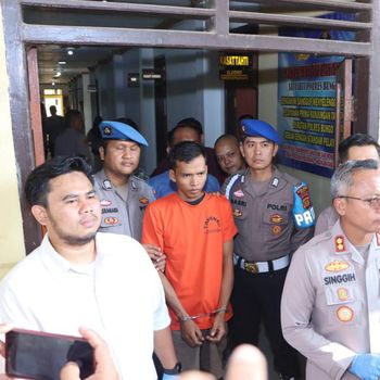 Soffadli, pelaku yang memenggal kepala Fahman dan membuang mayatnya ke sungai di Bungo.