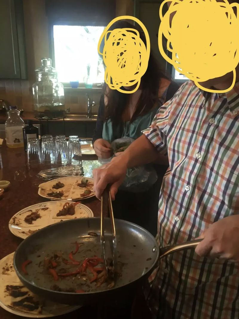 Taco daging kaki manusia