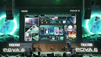 Tecno memastikan Pova 6 bisa memainkan game-game populer seperti Mobile Legends (ML) dan Free Fire (FF) di pengaturan tinggi dengan frame rate 90 fps. Foto: detikINET/Anggoro Suryo Jati