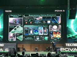 Ini Momen Seru Peluncuran HP Gaming Tecno Pova 6