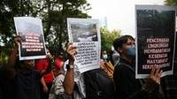 Menurut mahasiswa, pencemaran lingkungan akan membahayakan kesehatan masyarakat sekitar tambang.