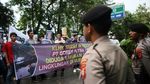 Aksi Tuntut KLHK Investigasi Kerusakan Lingkungan di Musi Rawas Utara