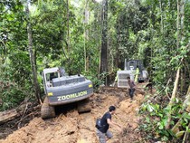 Polisi Kembali Temukan Tambang Ilegal-3 Ekskavator di Lahan Perusahaan Berau