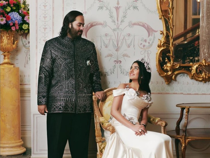 Anant Ambani dan Radhika Merchant di pesta pre-wedding