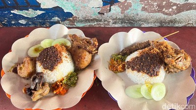 Ayam dan Bebek Goreng Bumbu Bali Sedap di Warung dalam Gang