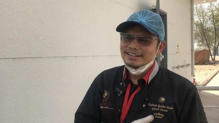 Dapur jemaah haji di Arafah