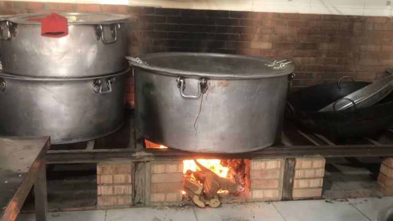 Dapur jemaah haji di Arafah