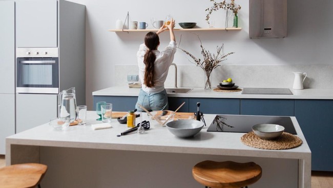 6 Desain Dapur yang Simpel tapi Estetis, Bikin Betah Masak Setiap Hari