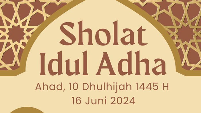 Informasi pelaksanaan salat Idul Adha yang dilaksanakan MTA Perwakilan Kabupaten Magelang.