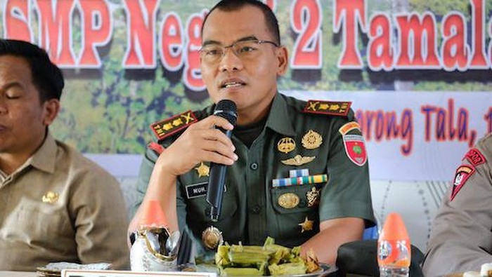 Komandan Komando Distrik Militer (Kodim) 1425 Jeneponto, Sulsel, Letkol Inf Muhammad Amin.