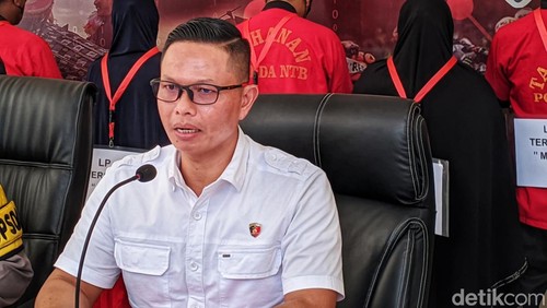 Direktur Reserse Kriminal Umum Polda NTB Kombes Syarif Hidayat. Foto: (Ahmad Viqi/detikBali).