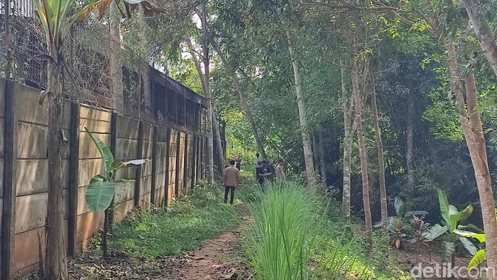 Lokasi warga tersambar api di Ciamis.