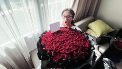Momen Marion Jola Rayakan Ultah di Rumah Sakit