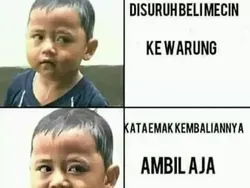 Meme Kocak Ketika Anak Disuruh Orangtua ke Warung, Bikin Nostalgia