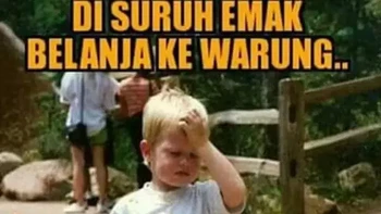 Sudah malas-malasan ke warungnya, eh sampai sana malah lupa mau beli apa. Foto: 1cak