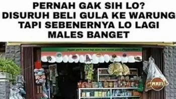 Auto nggak tega lihat emak capek-capek ke warung. Foto: me.me