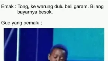 Malu rasanya. Foto: Facebook/Shitpost Curian Penyegar Dahaga