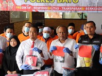 Satresnarkoba Polres Batu Ungkap 15 Kasus Narkotika Selama 2 Bulan