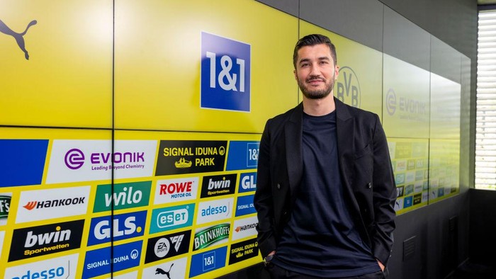 DORTMUND, GERMANY - JUNE 14: Borussia Dortmund Presents New Head Coach Nuri Sahin on June 14, 2024 in Dortmund, Germany. (Photo by Alexandre Simoes/Borussia Dortmund via Getty Images)