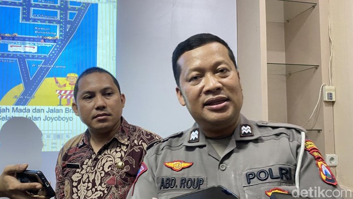 Pejabat sementara (PS) Kasubnit Jemen Opsrek Audit Inspeksi Satlantas Polrestabes Surabaya Aiptu Abdul Roup