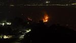 Penampakan Kobaran Api Lalap Hutan di Tengah Gelapnya Malam India