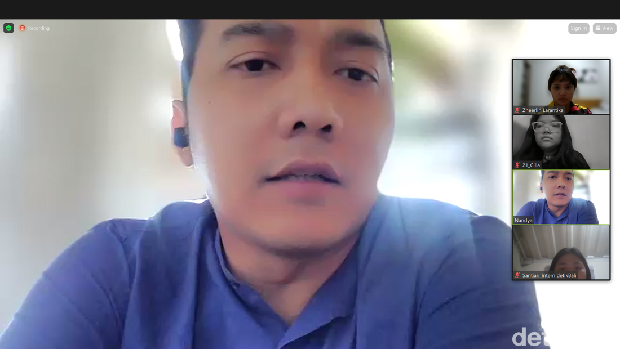 Dosen dan pengamat ekonomi I Gede Nandya Oktora Panasea saat diwawancarai melalui Zoom, Jumat (24/5/2024).