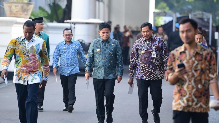 Pj Gubsu Hassanudin saat ikuti Rakor Inflasi di Jakarta. (Dok. Diskominfo Sumut)