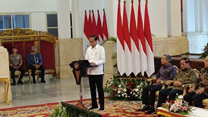 Presiden Joko Widodo (Jokowi) dalam Rakornas Pengendalian Inflasi 2024, di Istana Negara, Jakarta, Jumat (14/6/2024).