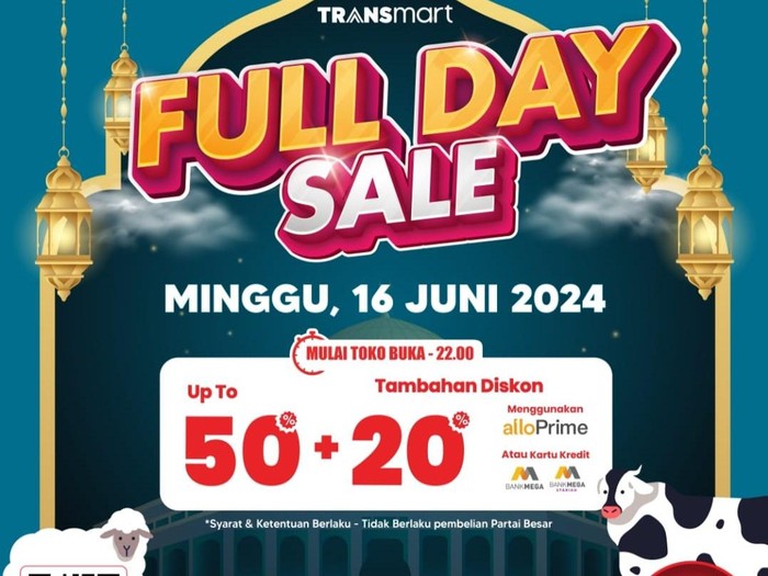 Transmart Full Day Sale 16 Juni