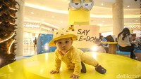Pada jam-jam tertentu pengunjung dapat berfoto dengan karakter minion Kevin dan Stuart namun dengan syarat yaitu berbelanja di seluruh tenant Kokas dengan minimal Rp 1.000.000 atau di Despicable Me 4 merchandising area minimal Rp 500.000 atau belanja Happy Meals di McD Minions. 