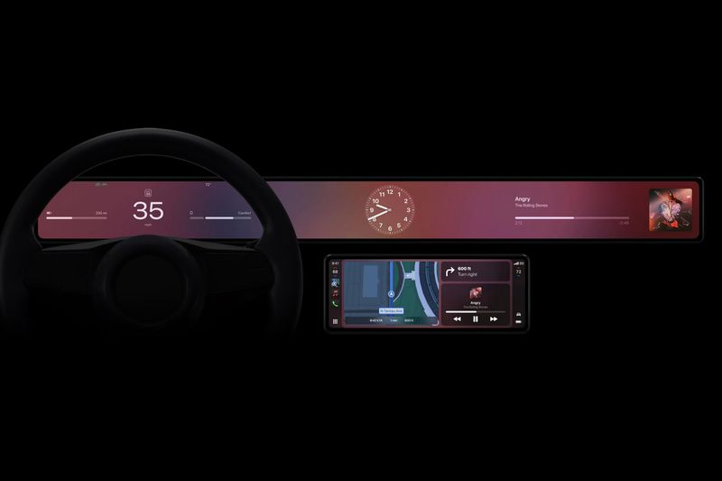 Desain Apple CarPlay di Worldwide Developers Conference 2024.