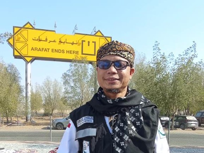 Direktur Layanan Haji Luar Negeri Subhan Cholid di Arafah, Sabtu (15/6/2024).