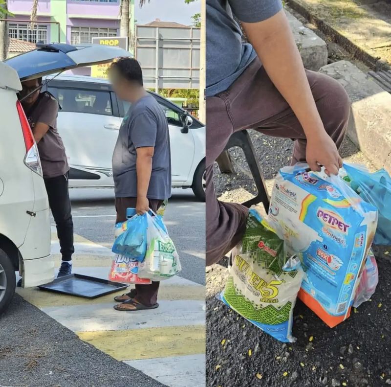 Haru! Pria Ini Jalan Kaki 3 Jam Demi Cari Makanan Buat Istri dan Anak
