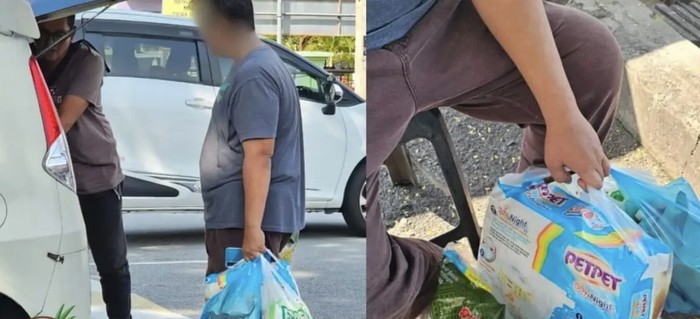 Haru! Pria Ini Jalan Kaki 3 Jam Demi Cari Makanan Buat Istri dan Anak