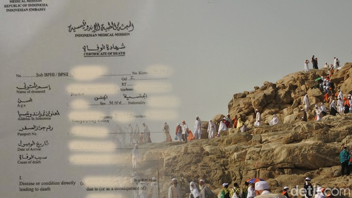 Ilustrasi jemaah haji meninggal di Arafah