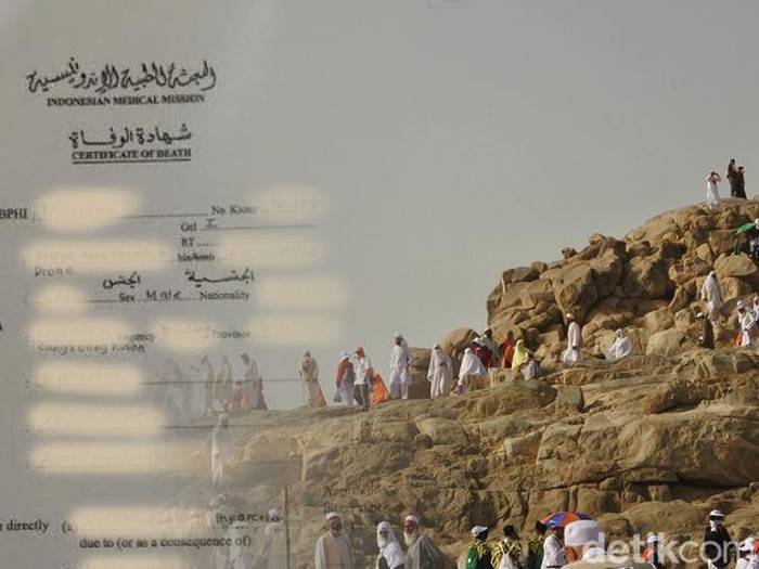 Ilustrasi jemaah haji meninggal di Arafah