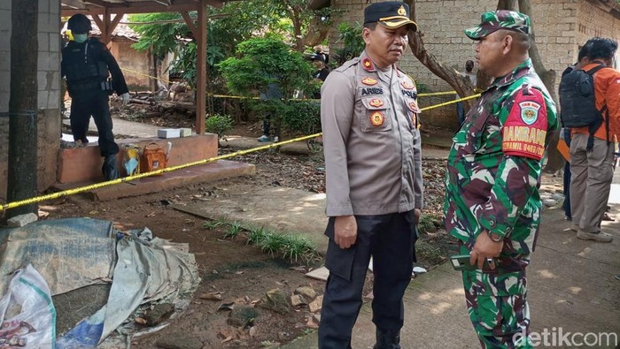 Lokasi kediaman rumah kontrakan tukang bubur sumsum yang diduga teroris di Cikampek Karawang
