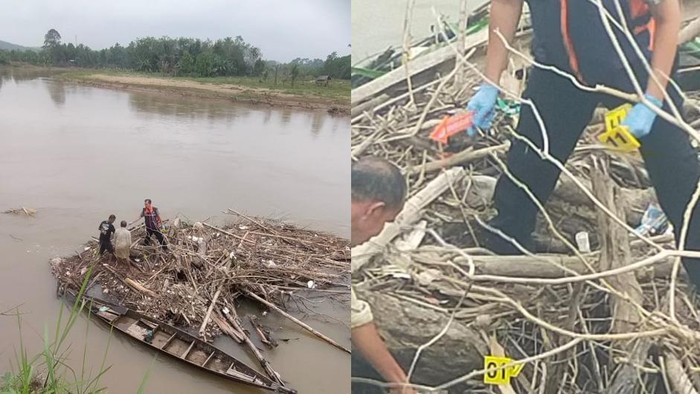 Lokasi penemuan tengkorak diduga kepala Fahman, korban pembunuhan.